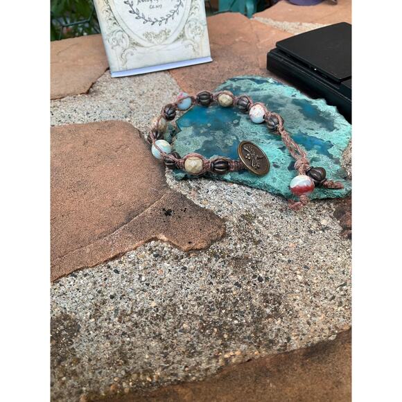 Hand Crafted Friendship Bracelet Jasper - Picture 10 of 10